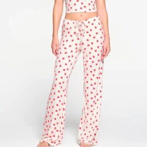 Skims sleep pant Ruby and Marble Heart XL